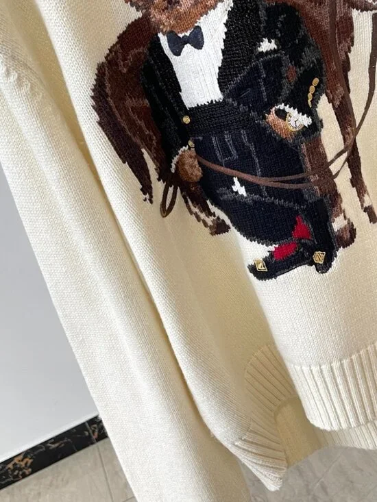 Polo Ralph Lauren Polo Bear Wool Sweater - Picture 6 of 9